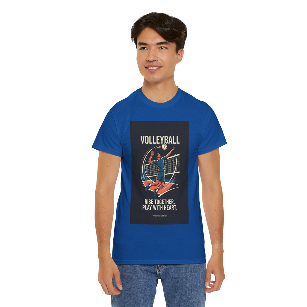 Rise Together, Play with Heart Volleyball T-Shirt