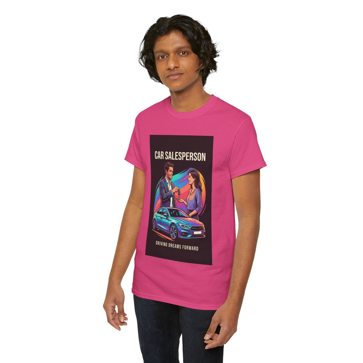 Driving Dreams Forward Car Salesperson T-Shirt