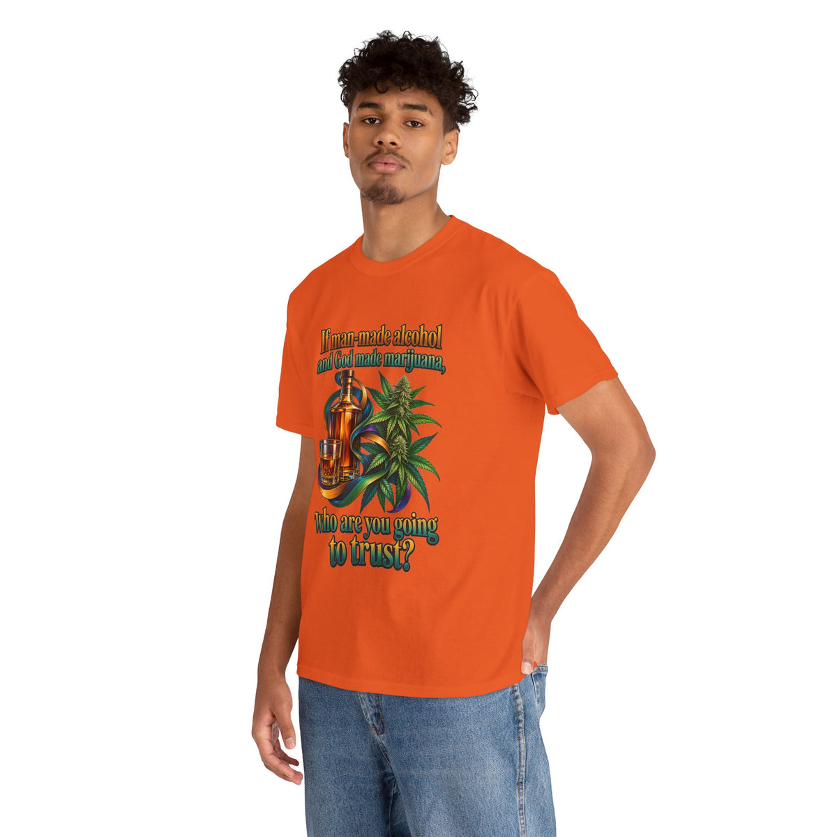 Homemade Alcohol & Cannabis Humor T-Shirt