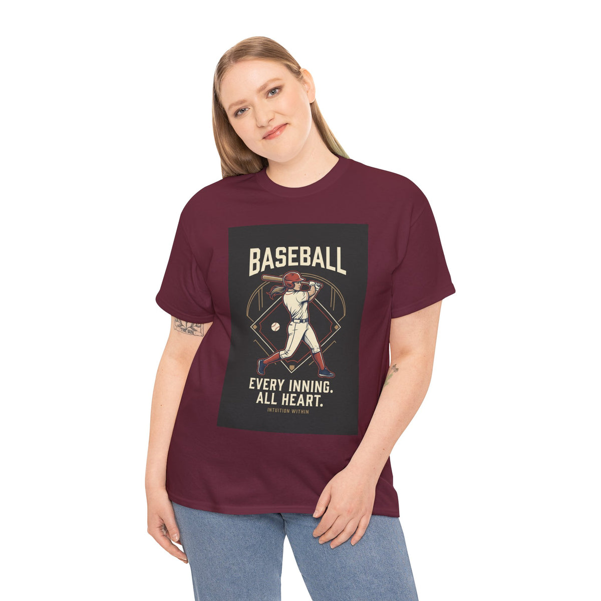 Every Inning, All Heart Baseball T-Shirt