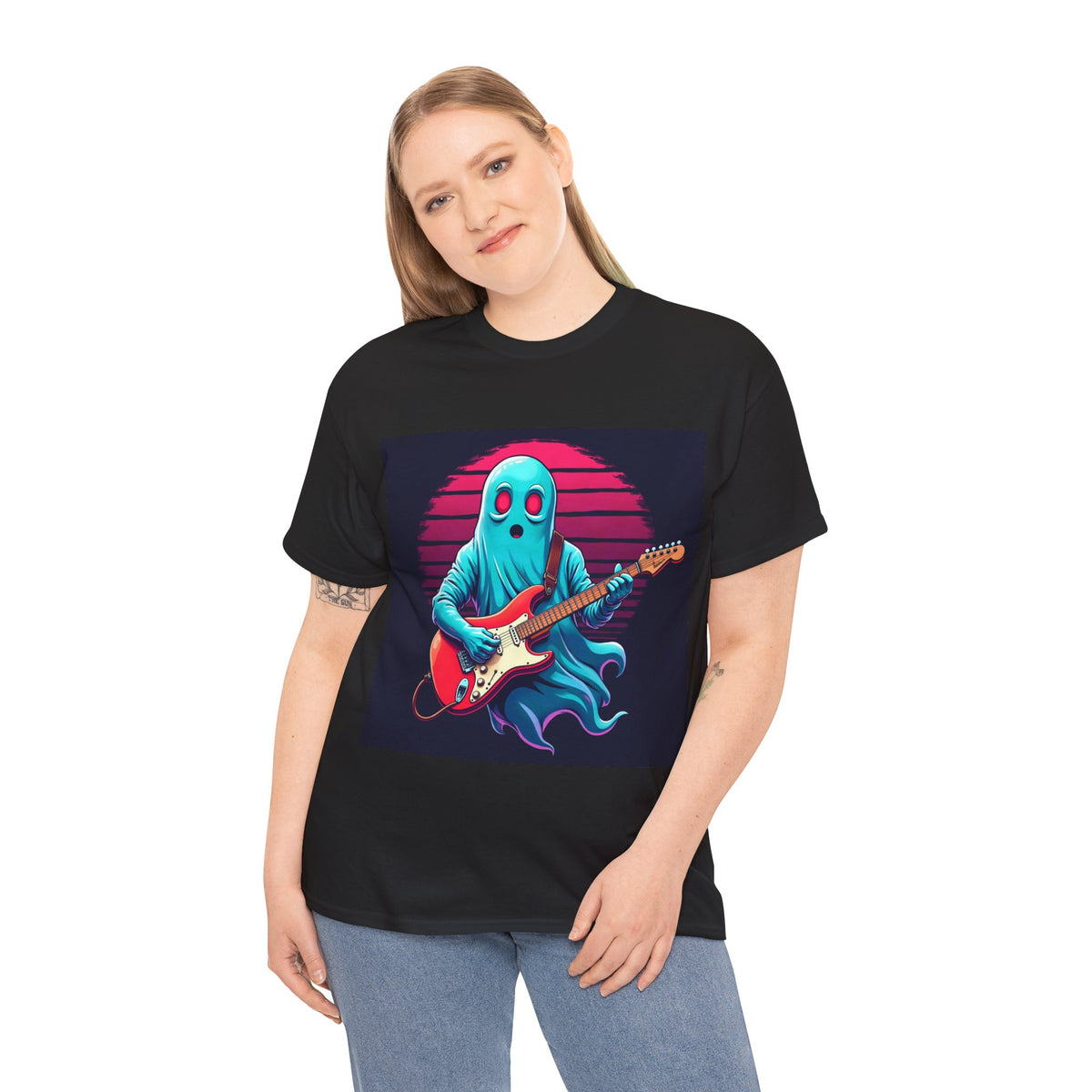 Ghost Guitarist Graphic Tee