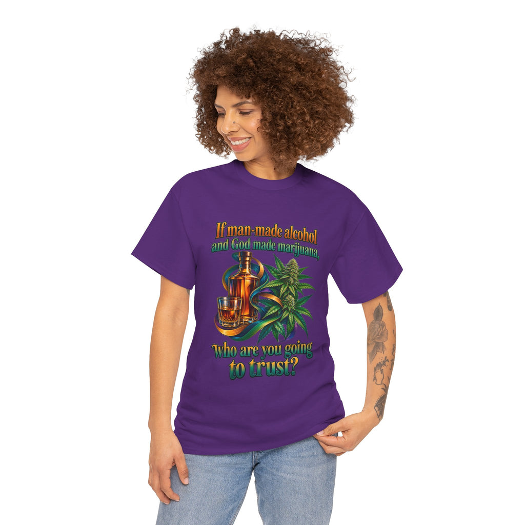 Homemade Alcohol & Cannabis Humor T-Shirt