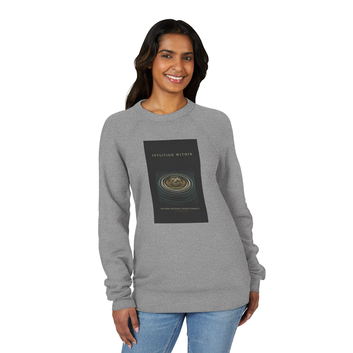 Cosmic Spiral Sweatshirt | Intuition Within Signature Series
