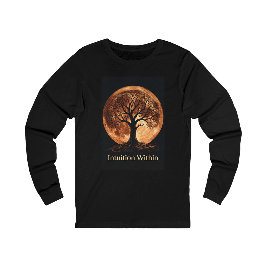 Tree Moon Long Sleeve Tee | Intuition Within Signature Series