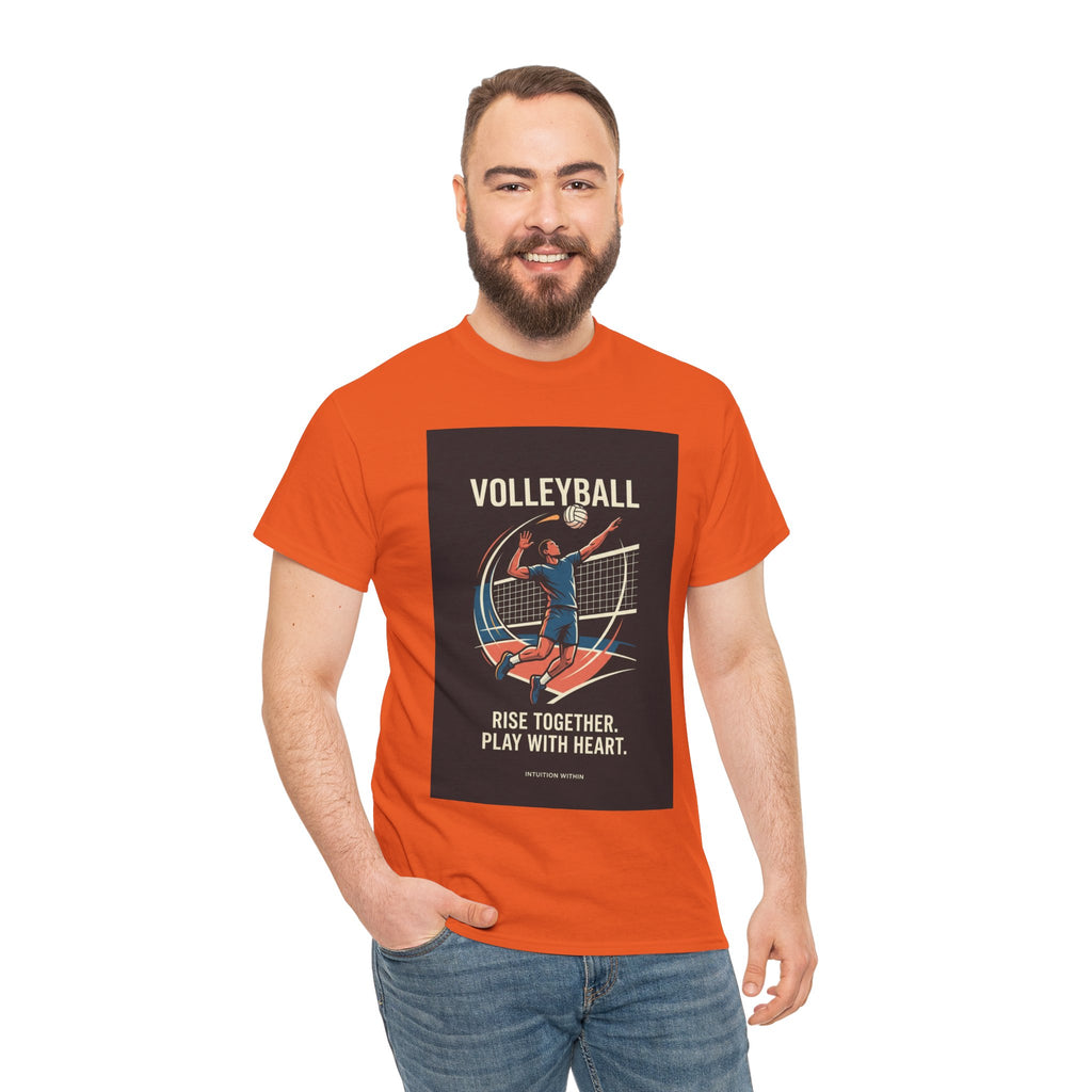 Rise Together, Play with Heart Volleyball T-Shirt