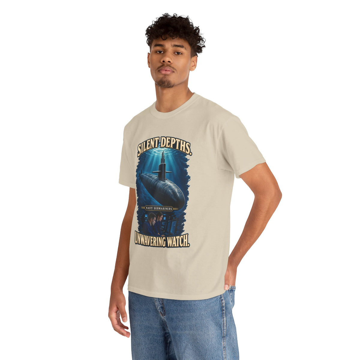 Silent Depths, Unwavering Watch T-Shirt | Submariner Tribute