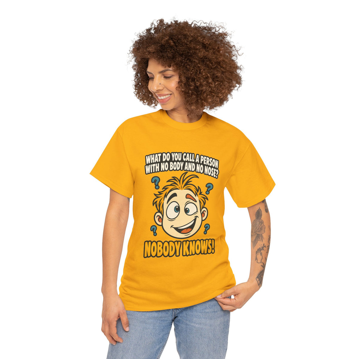 Nobody Knows! Funny Riddle T-Shirt