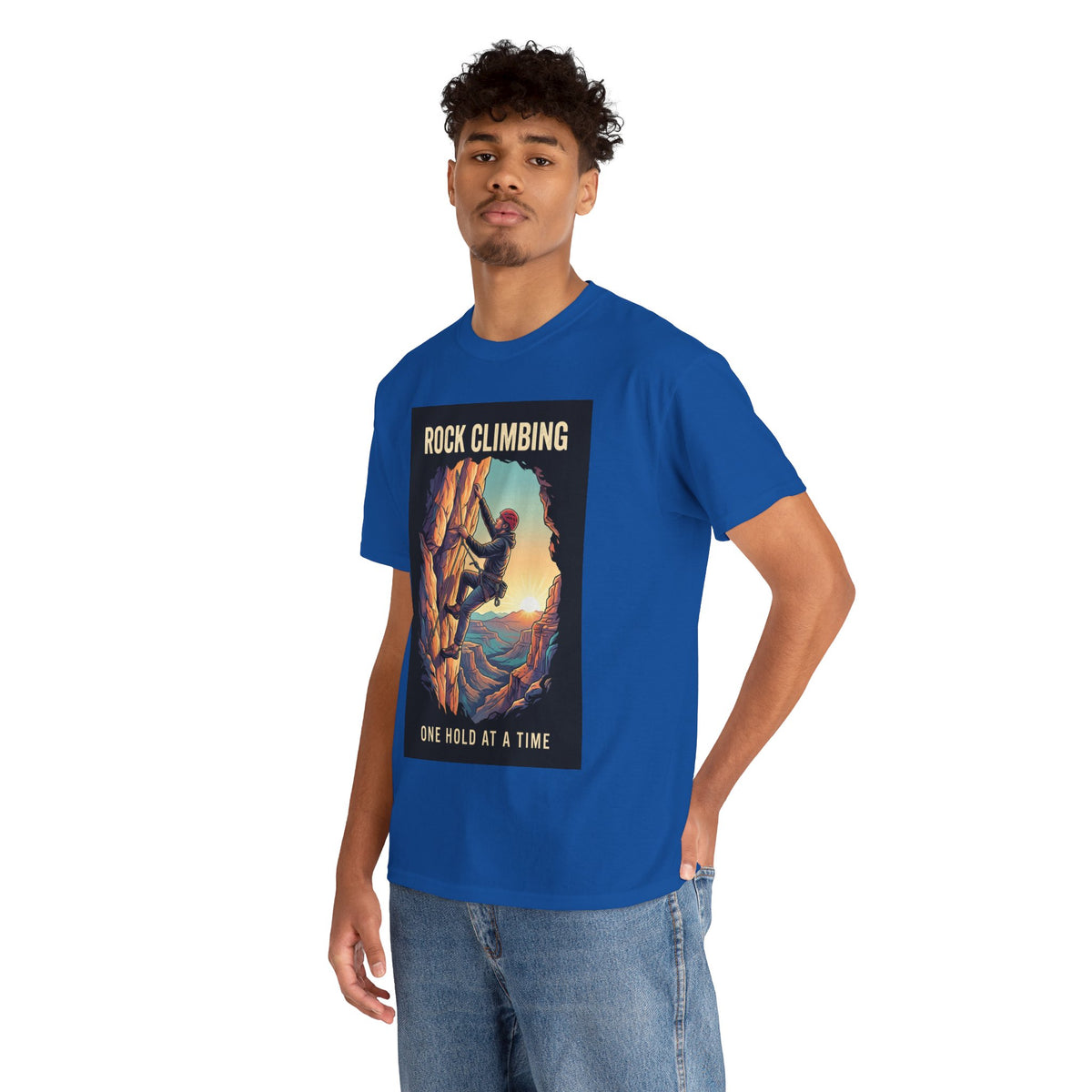 One Hold at a Time Rock Climbing T-Shirt | Outdoor Adventure