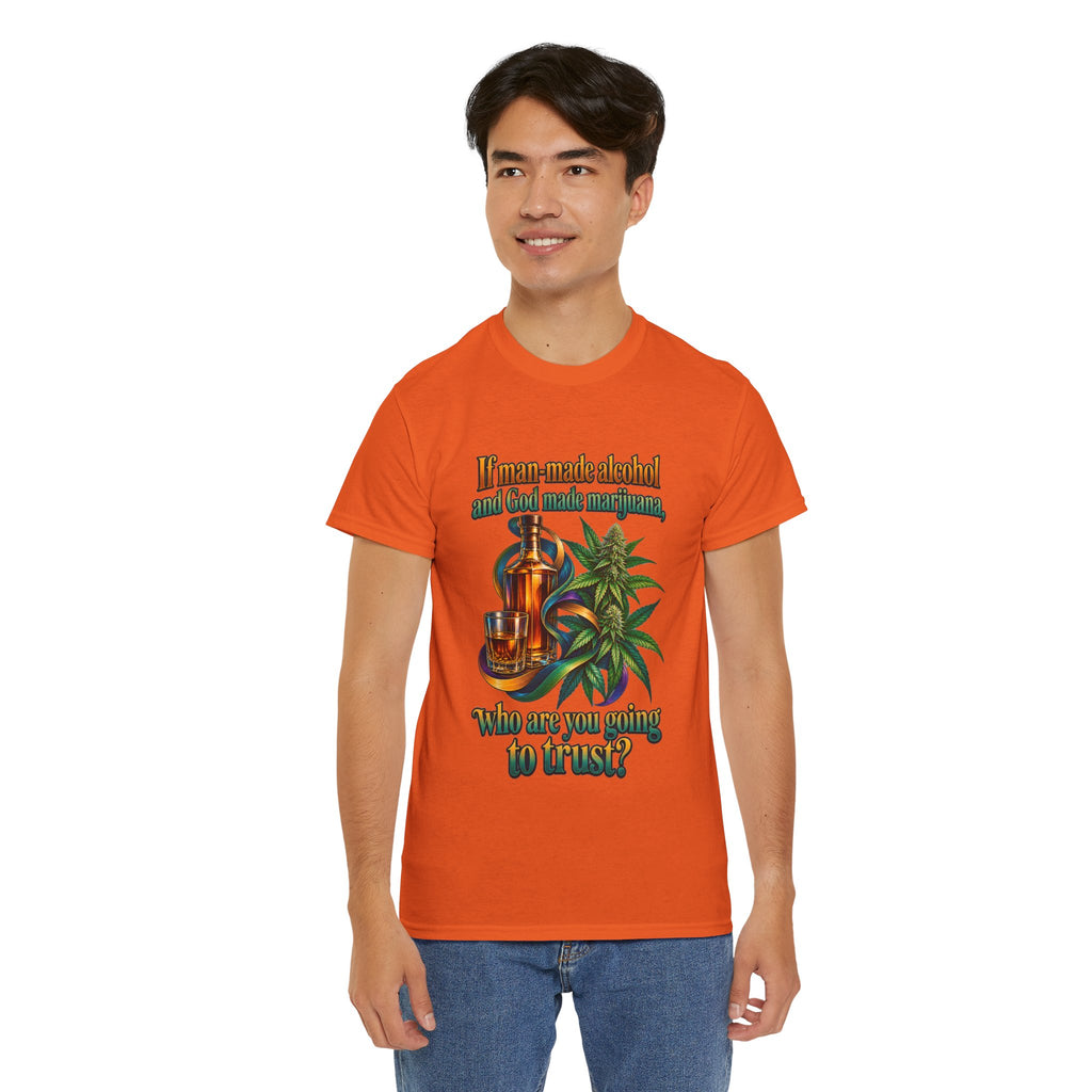 Homemade Alcohol & Cannabis Humor T-Shirt