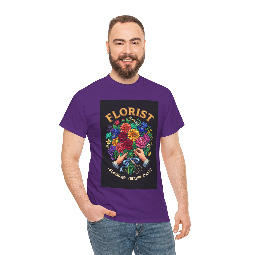 Growing Joy, Creating Beauty Florist T-Shirt