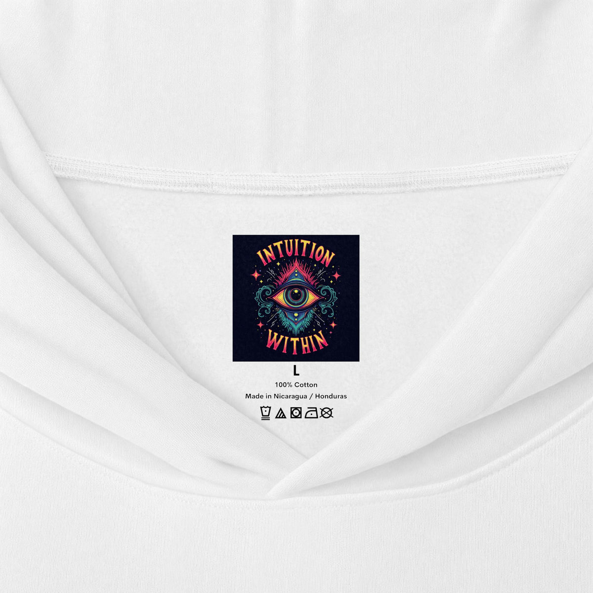 Cosmic Inspiration Hooded Long Sleeve Tee | Intuition Within Signature Series