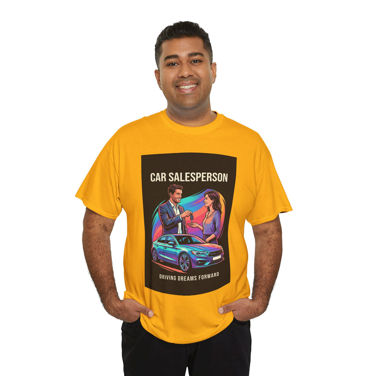 Driving Dreams Forward Car Salesperson T-Shirt
