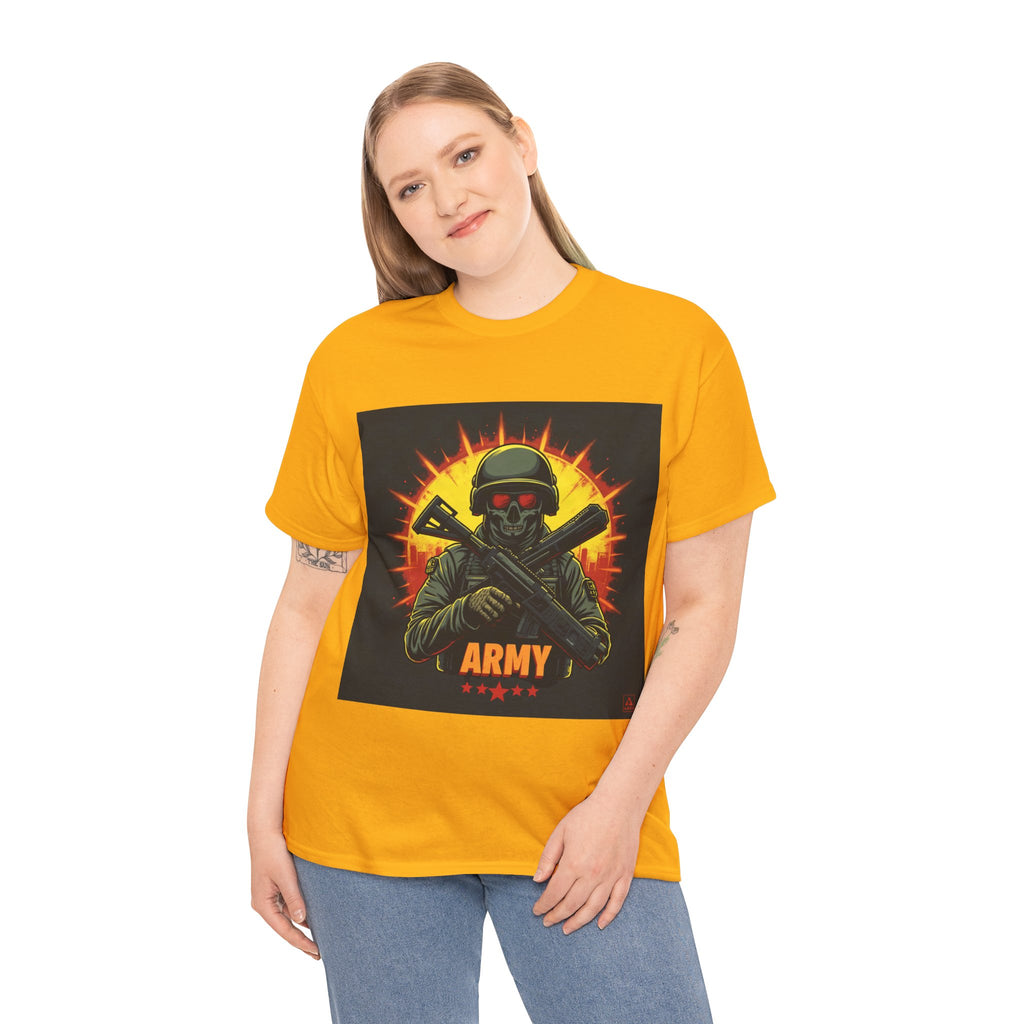 Army Skull Graphic T-Shirt
