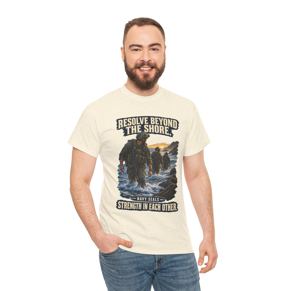 Resolve Beyond the Shore T-Shirt | Navy SEALs Tribute