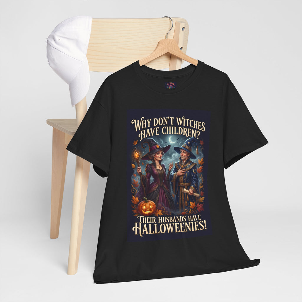 Halloweenies Witch Joke T-Shirt | Cheeky Halloween Humor