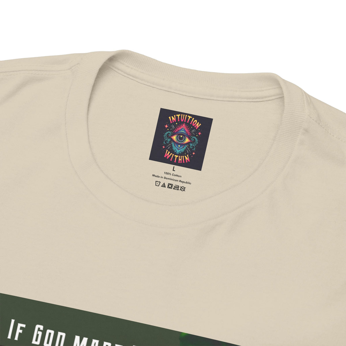 If God Made Marijuana Tee – Front Print | Intuition Within