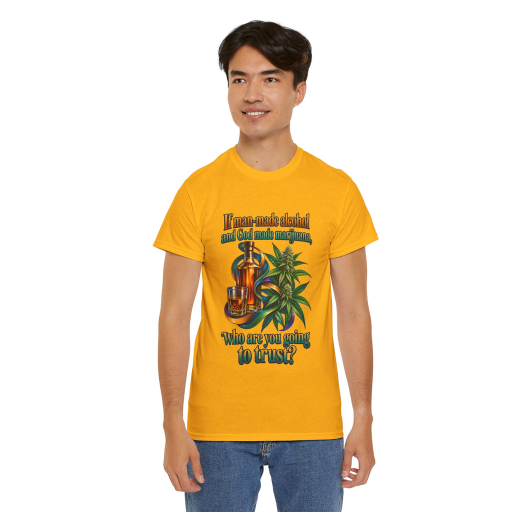 Homemade Alcohol & Cannabis Humor T-Shirt