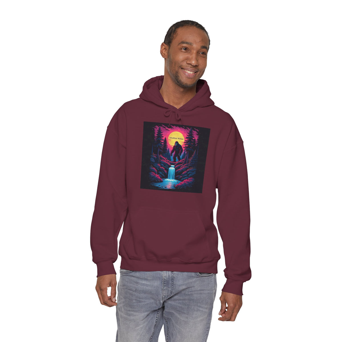 Neon Bigfoot Hoodie | Intuition Within
