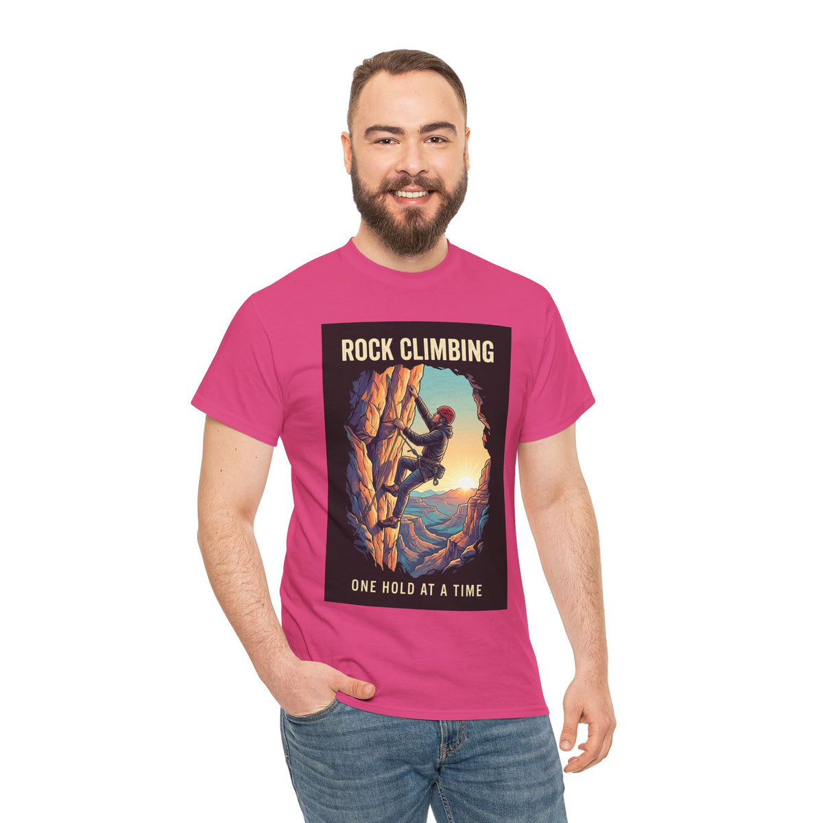 One Hold at a Time Rock Climbing T-Shirt | Outdoor Adventure