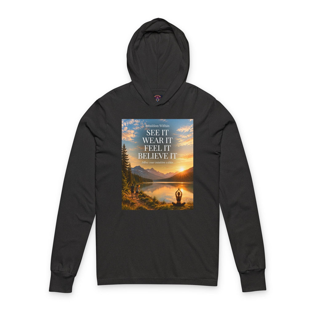 Intuition Within Signature Hooded Long Sleeve Tee | Believe It