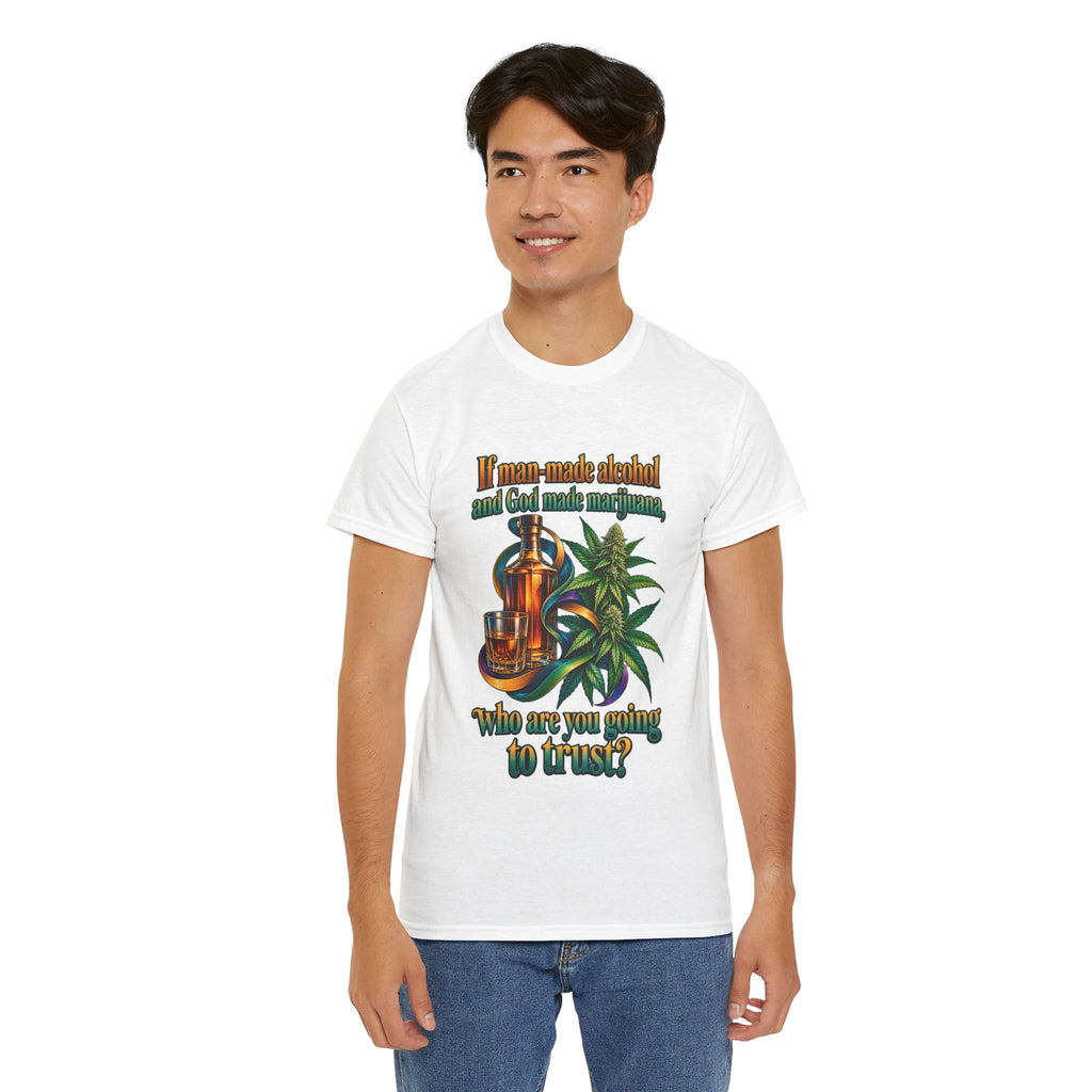 Homemade Alcohol & Cannabis Humor T-Shirt