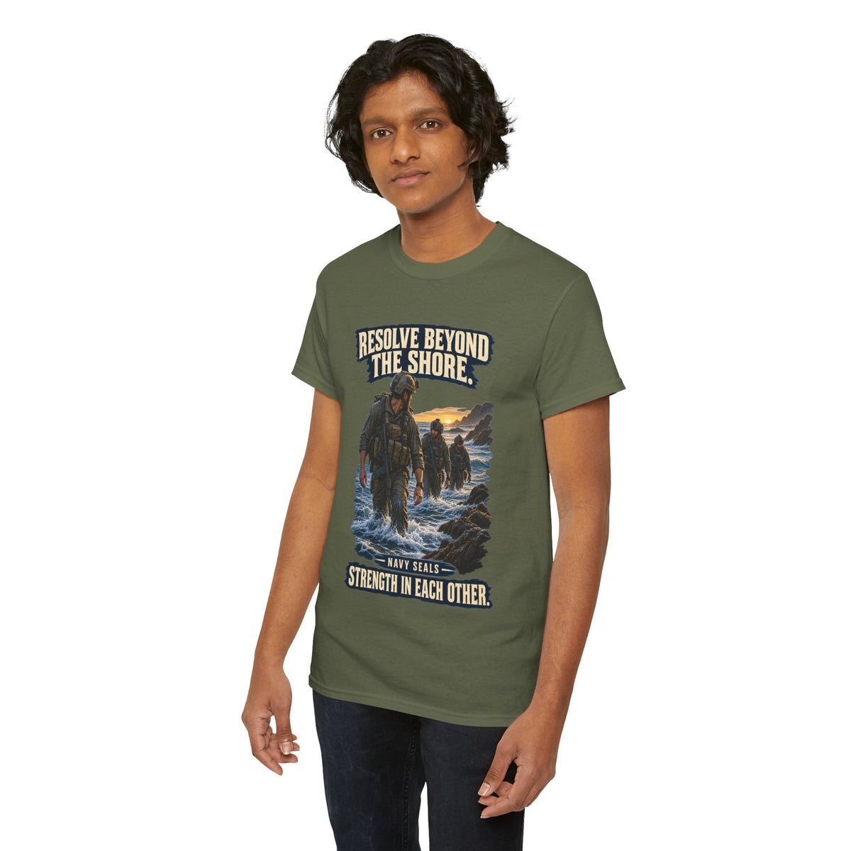 Resolve Beyond the Shore T-Shirt | Navy SEALs Tribute