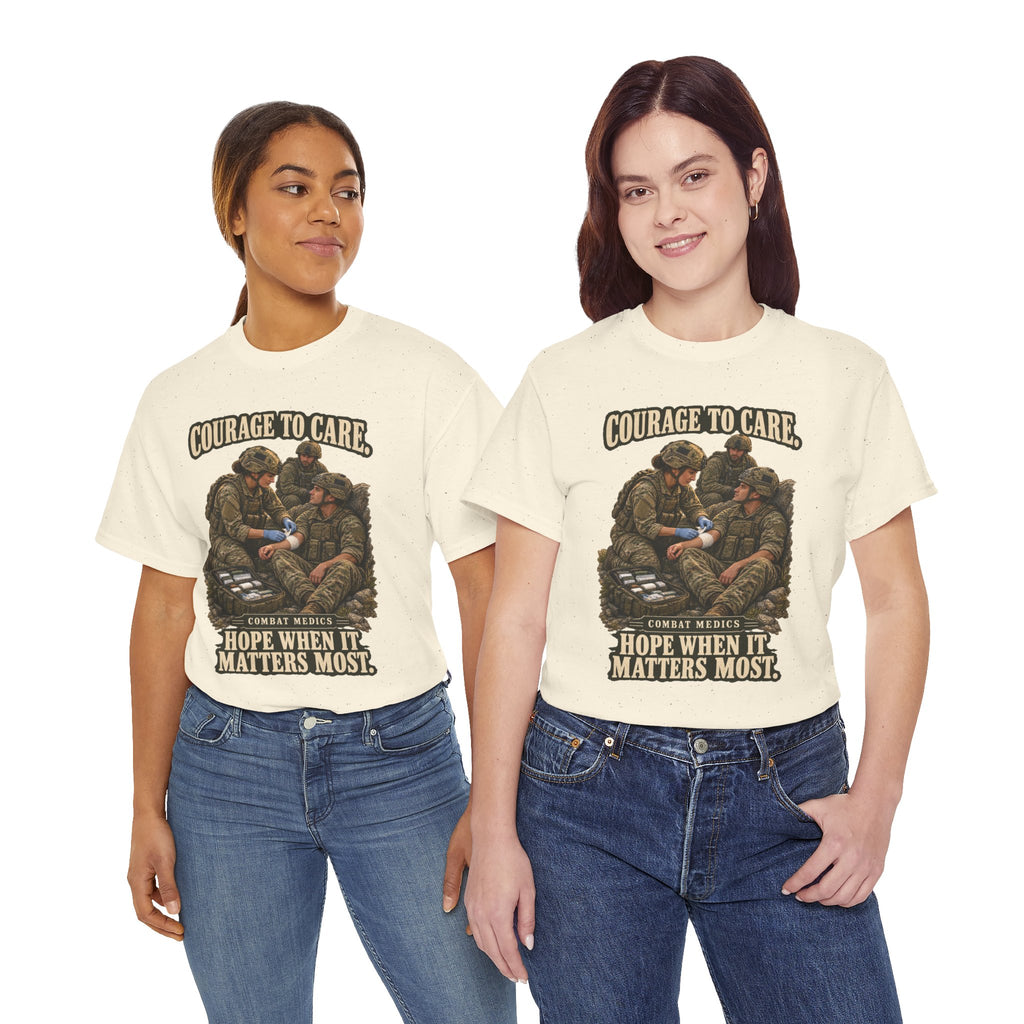 Courage to Care Combat Medic T-Shirt | Military Tribute