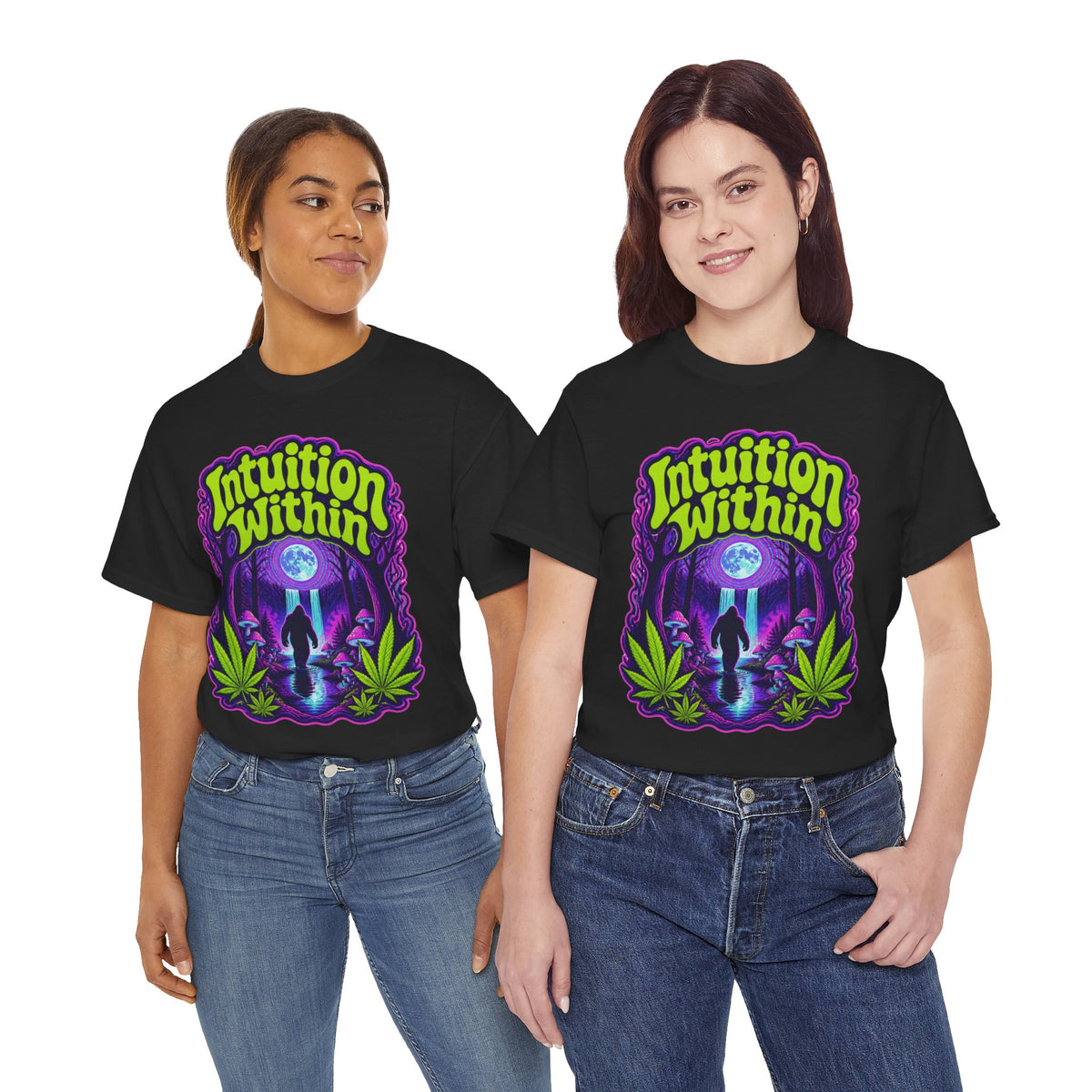 Psychedelic Bigfoot Graphic Tee