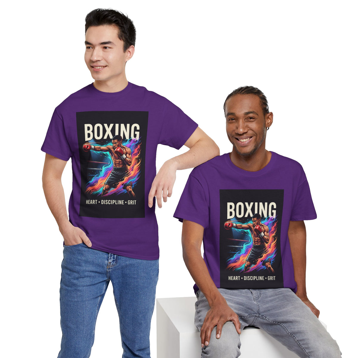Heart, Discipline & Grit Boxing T-Shirt