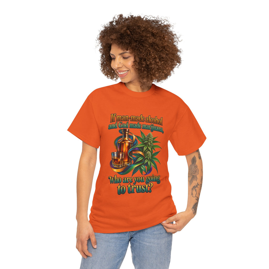 Homemade Alcohol & Cannabis Humor T-Shirt