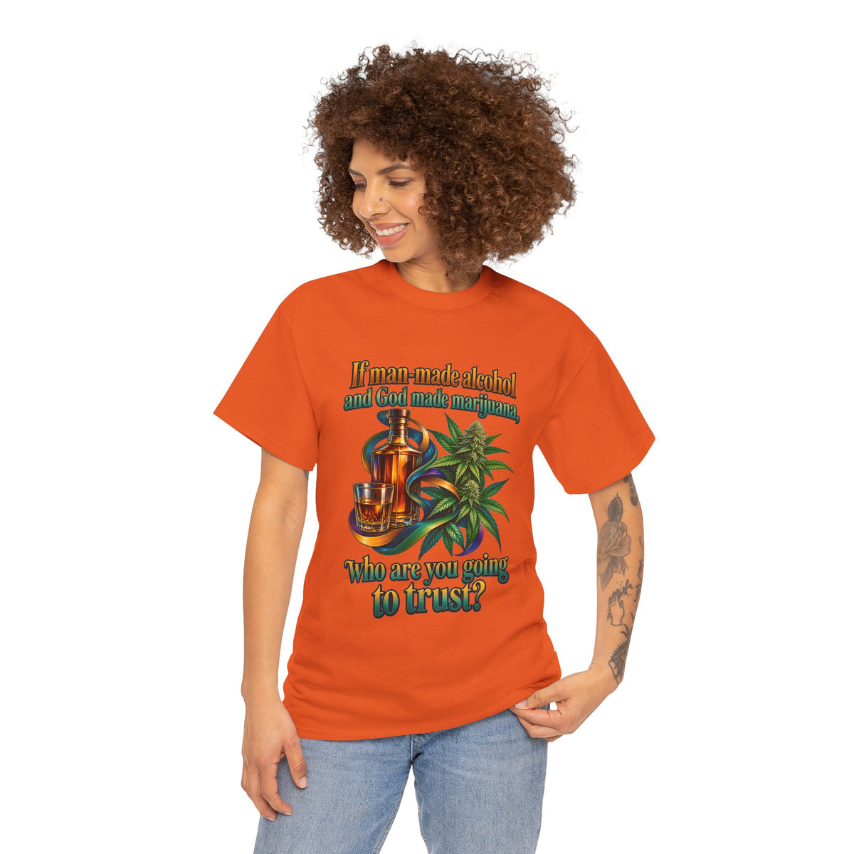 Homemade Alcohol & Cannabis Humor T-Shirt