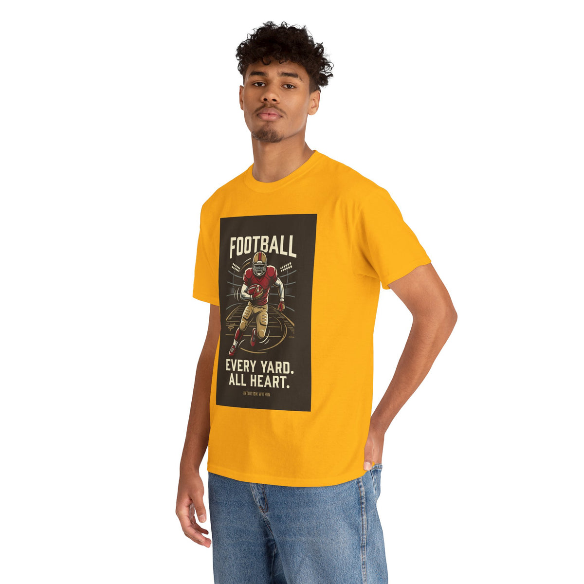 Every Yard, All Heart Football T-Shirt