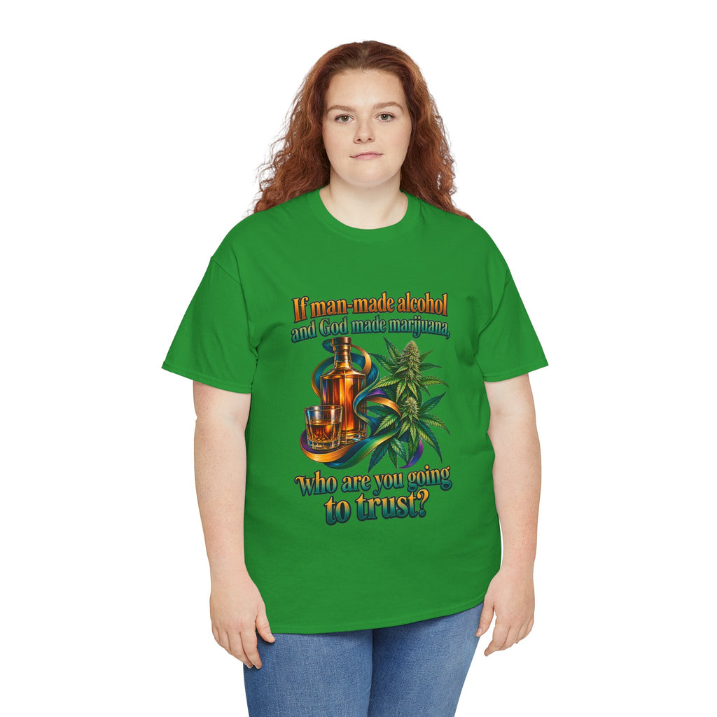 Homemade Alcohol & Cannabis Humor T-Shirt