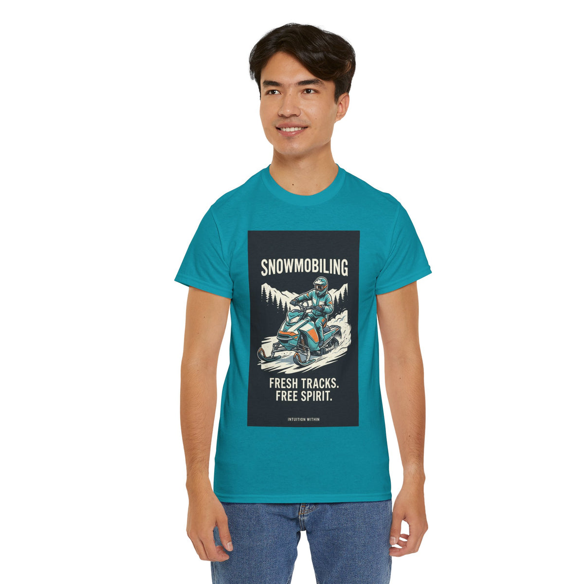 Fresh Tracks, Free Spirit Snowmobiling T-Shirt
