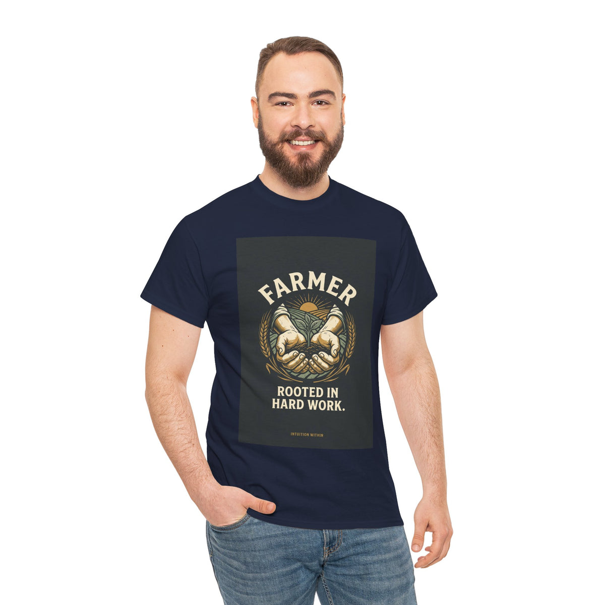 Rooted in Hard Work Farmer T-Shirt