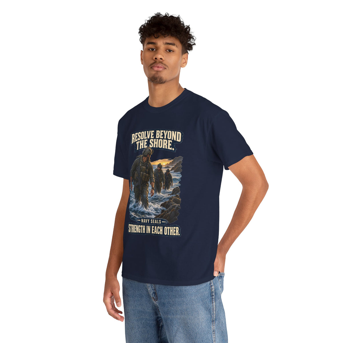 Resolve Beyond the Shore T-Shirt | Navy SEALs Tribute