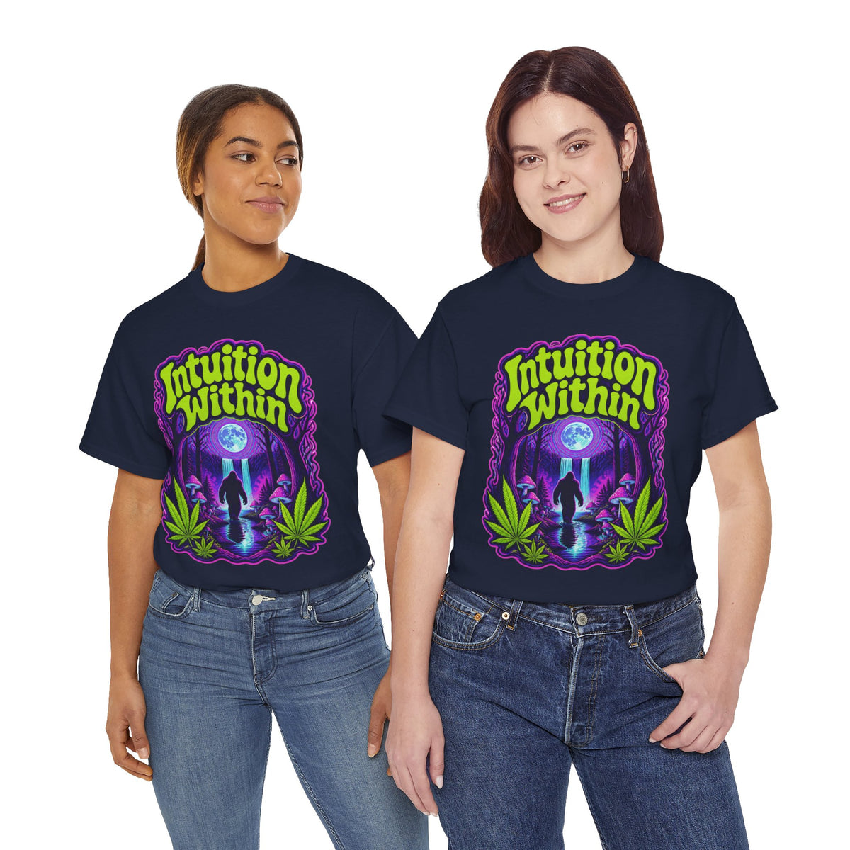 Psychedelic Bigfoot Graphic Tee