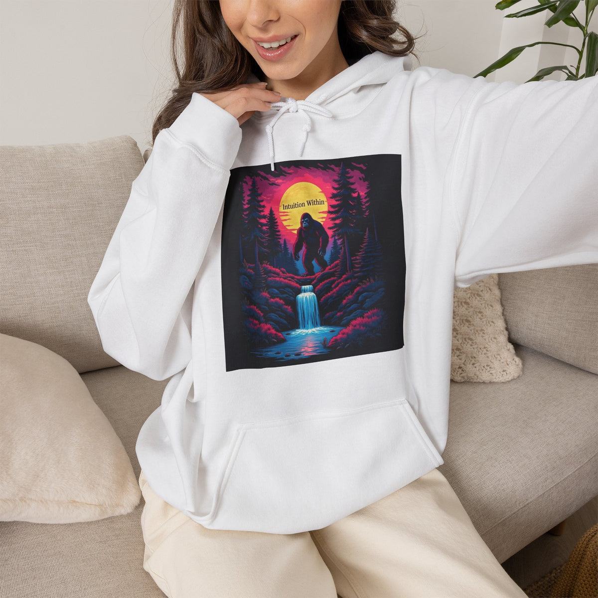 Neon Bigfoot Hoodie | Intuition Within