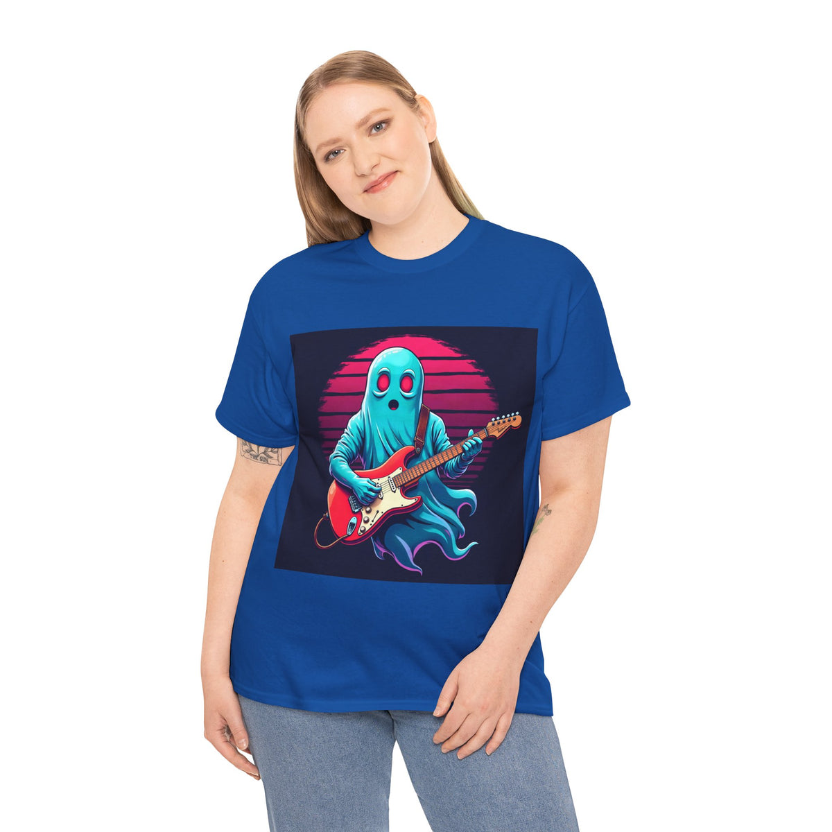 Ghost Guitarist Graphic Tee