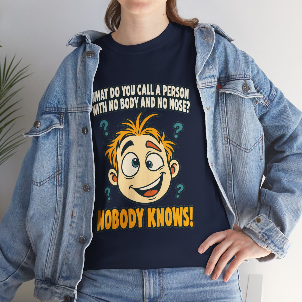 Nobody Knows! Funny Riddle T-Shirt