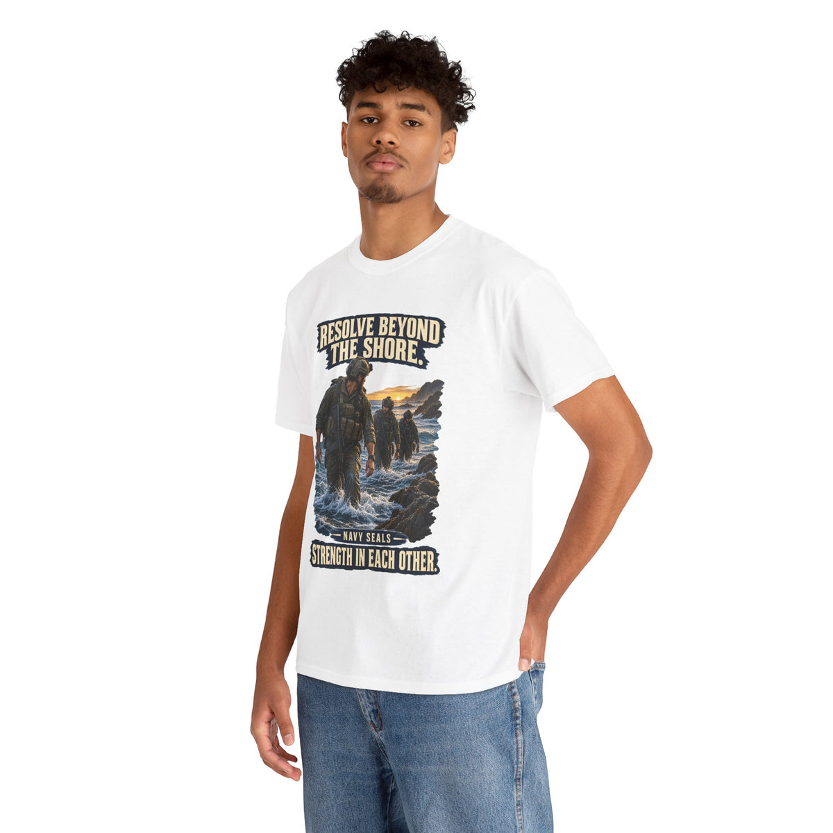 Resolve Beyond the Shore T-Shirt | Navy SEALs Tribute