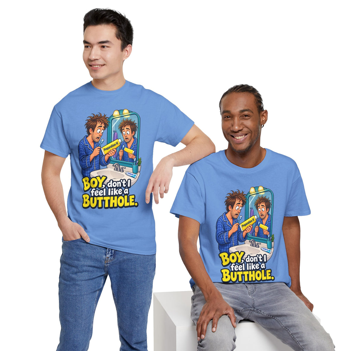Feel Like a Butthole T-Shirt | Funny Bathroom Humor