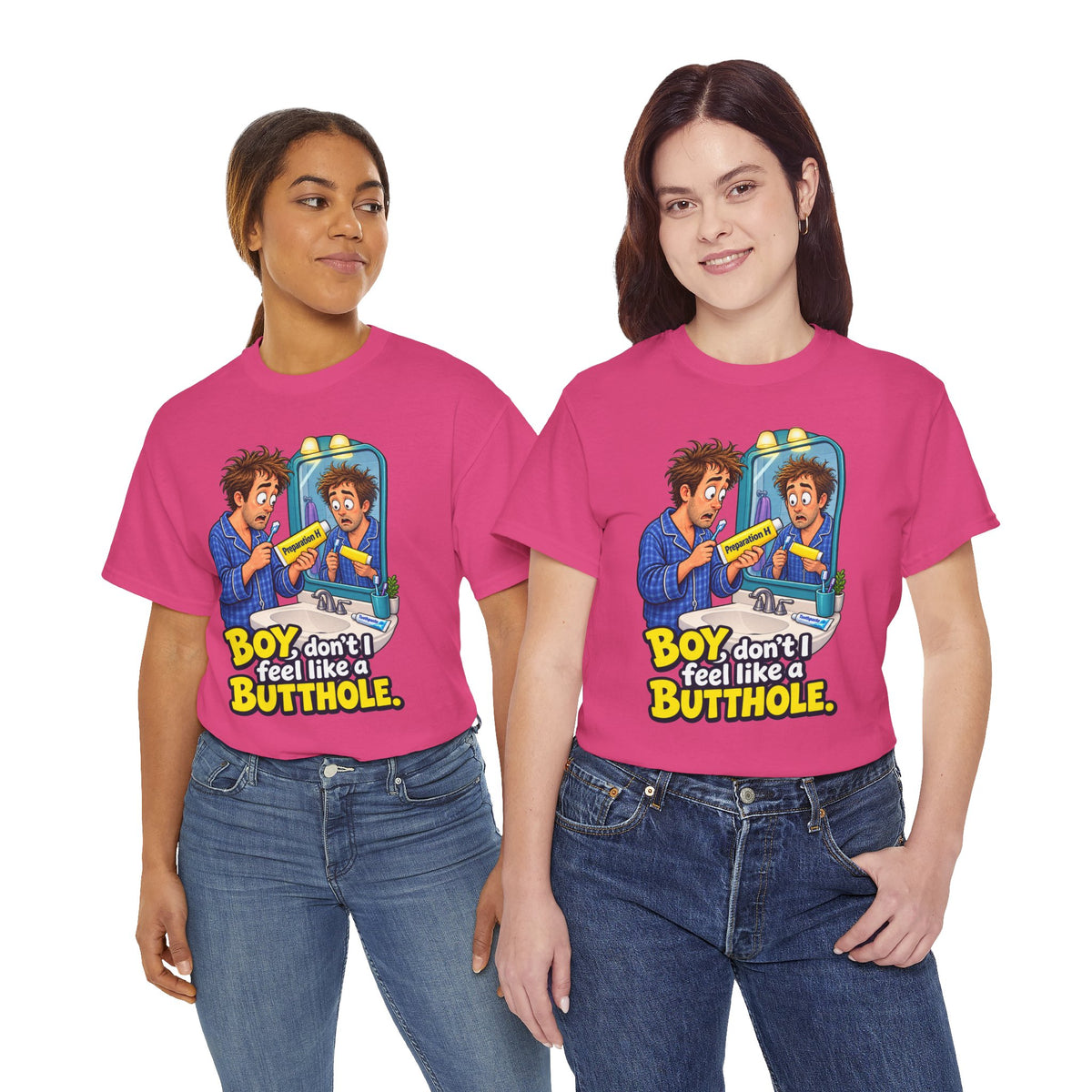 Feel Like a Butthole T-Shirt | Funny Bathroom Humor