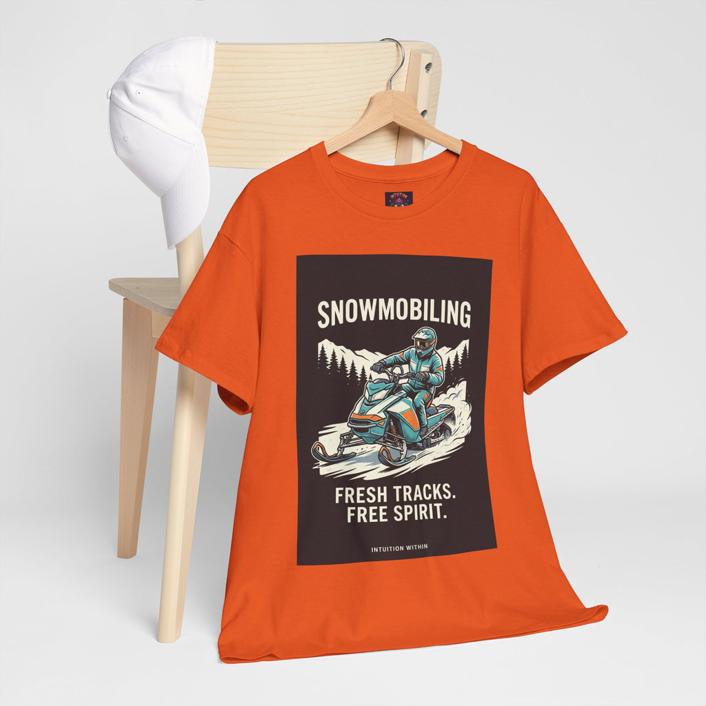 Fresh Tracks, Free Spirit Snowmobiling T-Shirt