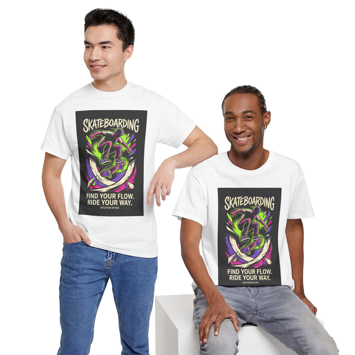 Find Your Flow Skateboarding T-Shirt