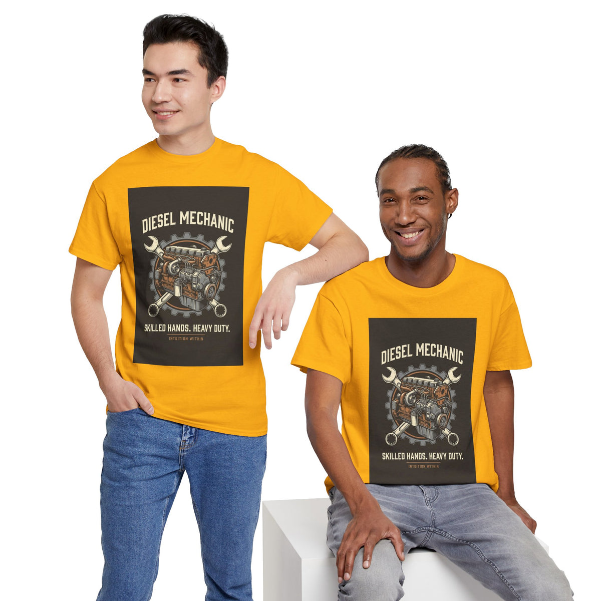 Skilled Hands, Heavy Duty Diesel Mechanic T-Shirt