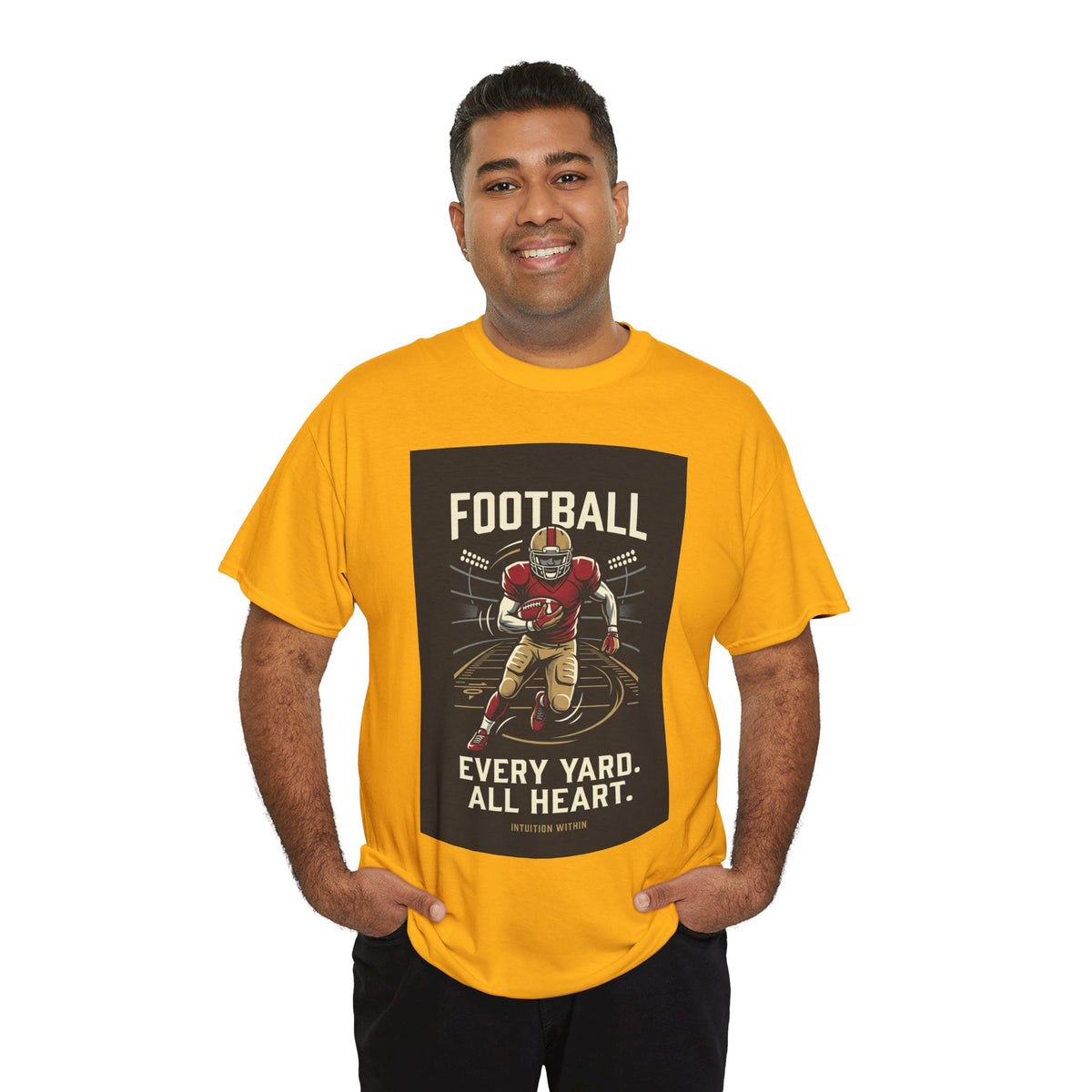 Every Yard, All Heart Football T-Shirt