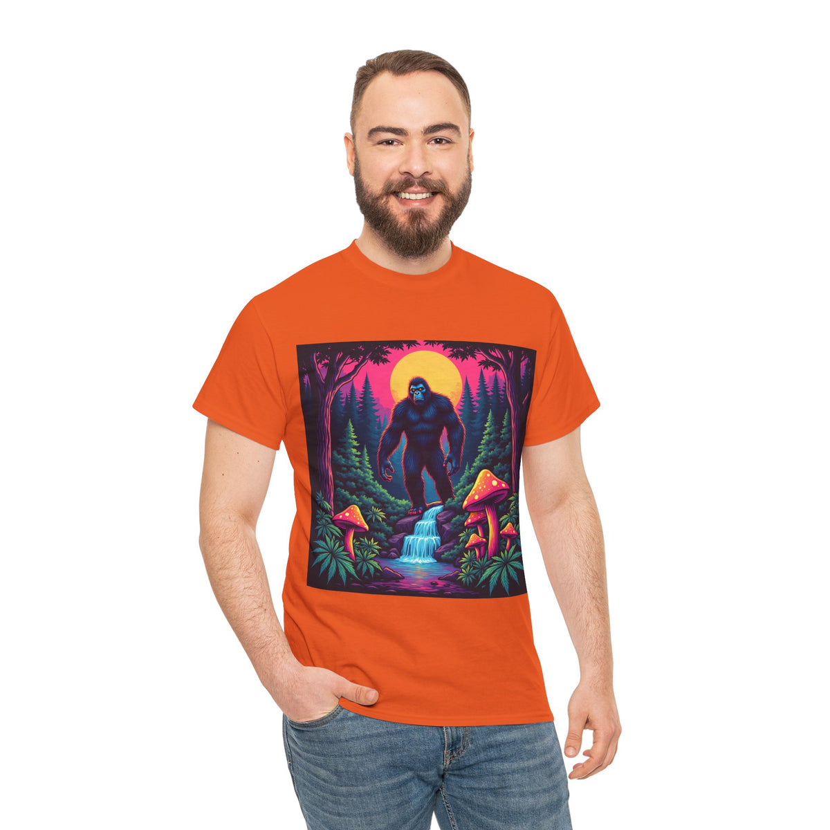 Bigfoot Enchanted Forest Graphic Tee