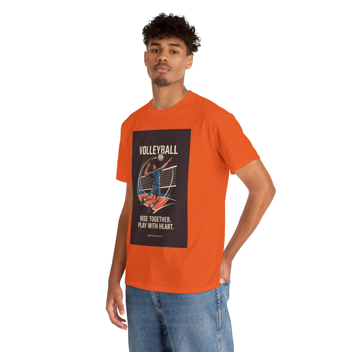 Rise Together, Play with Heart Volleyball T-Shirt