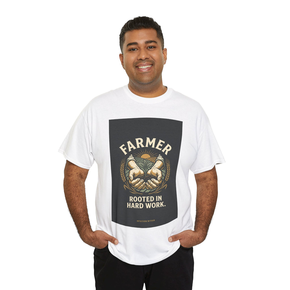 Rooted in Hard Work Farmer T-Shirt